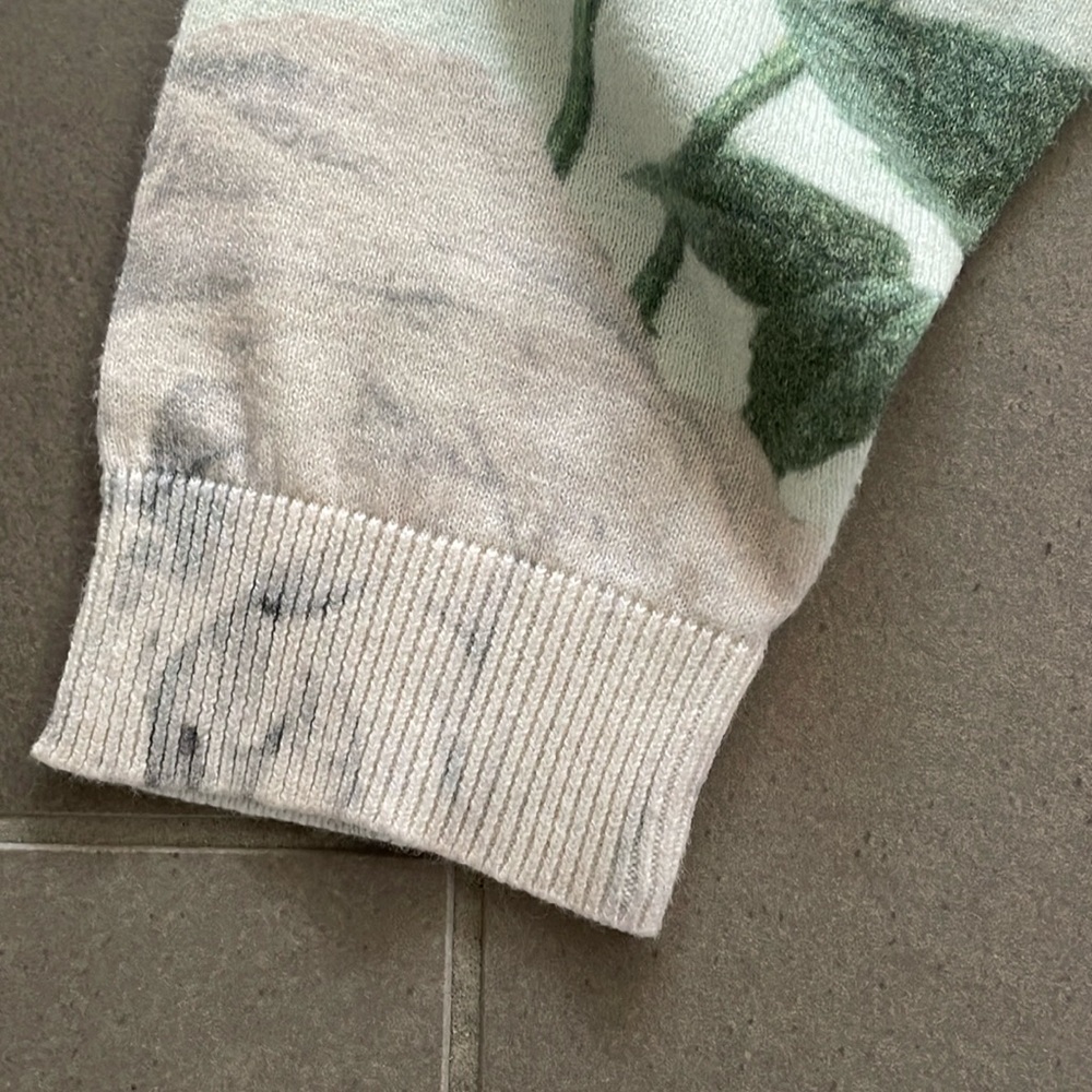 Ted Baker Blue and Green floral insect pullover sweater - Picture 5 of 16